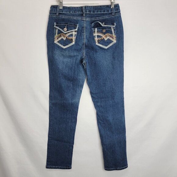 𝅺ROZ & Ali Denim Blue Size 10 jeans - Picture 5 of 14